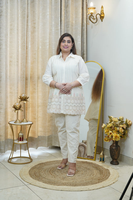 Off white collored cotton