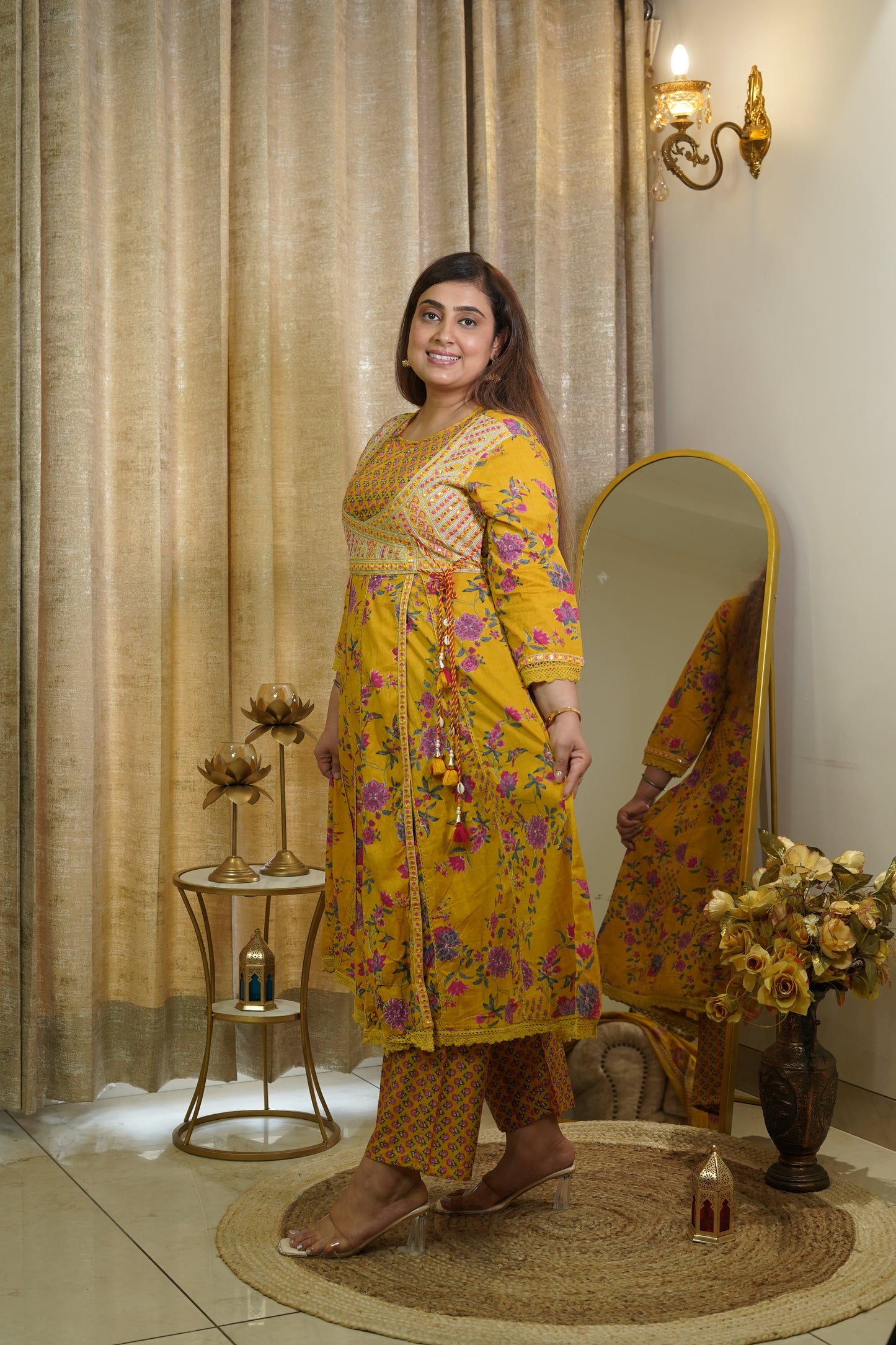 Angrakha Anarkali suit