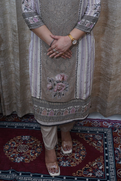 Graceful Muslin Earthy tone